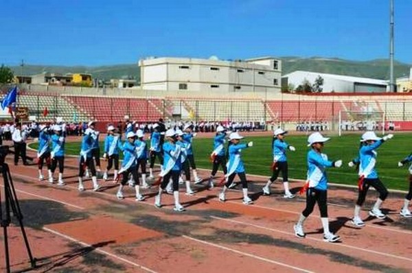 أول مهرجان رياضي للطلبة النازحين في السليمانية